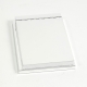 Memo Pad Holder with Cover, Silver Plated